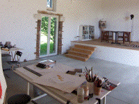 Finished main room of Les Coqulicots, by James S. Rossant of James Rossant Architects Finished main room of Les Coqulicots, by James S. Rossant of James Rossant Architects