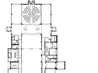 part of the plan for Congregation Sons of Israel at Briarcliff Mansion by James S. Rossant, Conklin + Rossant part of the plan for Congregation Sons of Israel at Briarcliff Mansion by James S. Rossant, Conklin + Rossant