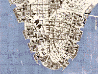 part of a drawing for the Lower Manhattan Plan by James S. Rossant, Conklin + Rossant part of a drawing for the Lower Manhattan Plan by James S. Rossant, Conklin + Rossant