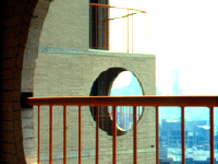 street photo of Butterfield House by James S. Rossant, Conklin + Rossant details of Monument East by James S. Rossant, Conklin + Rossant