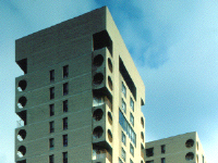 hallway in Monument East by James S. Rossant, Conklin + Rossant view of Monument East by James S. Rossant, Conklin + Rossant